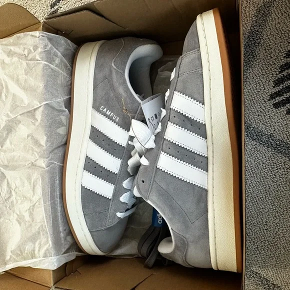 Adidas by Stella McCartney | Shoes | Adidas Campus 0s Grey Gum | Poshmark